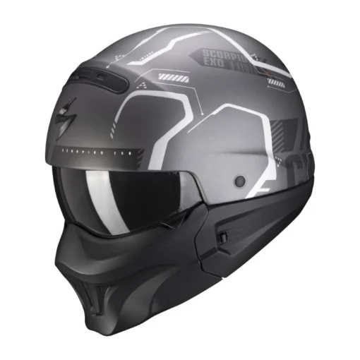 Scorpion Exo-Combat Evo Ram Motorhelm -KTM Verkoop 2024 A scorpionEXOCOMBATEVO RAM MatDarGreSil getstung 8fba