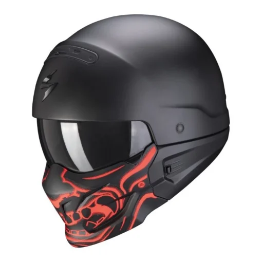 Scorpion Exo-Combat Evo Samurai Motorhelm -KTM Verkoop 2024 A scorpionEXOCOMBATEVO SAMURAI MatBlaRed getstung b2bf