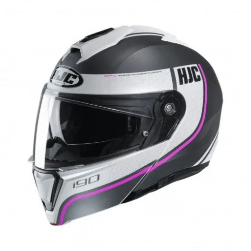 HJC I90 Davan Motorhelm -KTM Verkoop 2024 HJC I90 Davan zwart wit paars fb5e