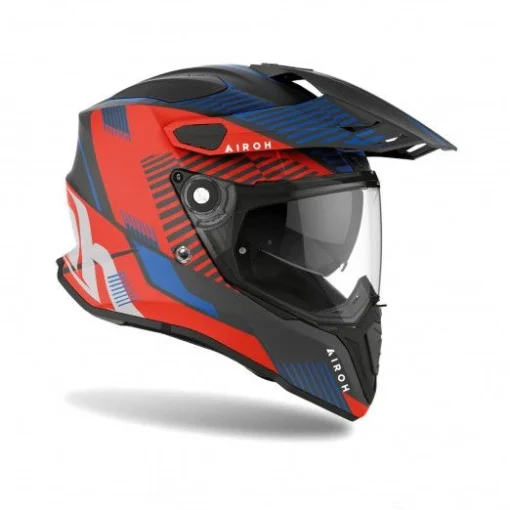 Airoh Commander Boost Motorhelm -KTM Verkoop 2024 airoh commander boost blauw rood 1 363d