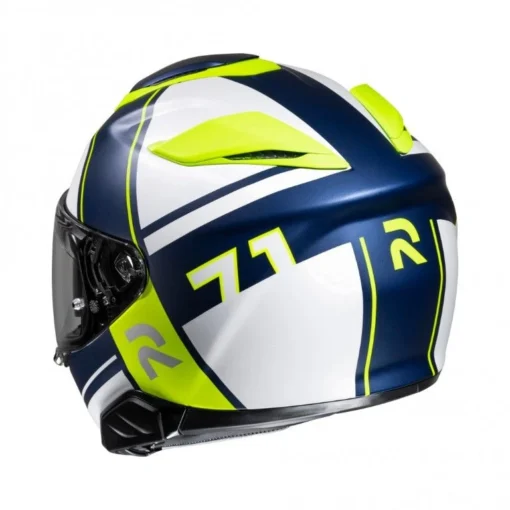 HJC RPHA 71 Zecha Motorhelm -KTM Verkoop 2024 hjc rpha 71 zecha wit blauw fluo 2 5065