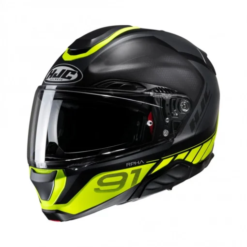 HJC RPHA 91 Rafino Motorhelm -KTM Verkoop 2024 hjc rpha 91 rafino zwart fluo 2182