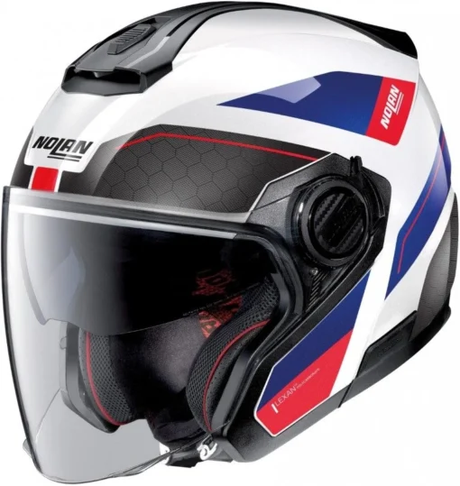 Nolan N40-5 Pivot Motorhelm -KTM Verkoop 2024 nolan n40 5 pivot wit blauw rood 0f1e