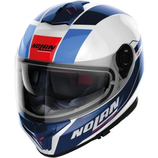 Nolan N80-8 Mandrake Motorhelm -KTM Verkoop 2024 nolan n80 8 mandrake blauw wit rood 43c3