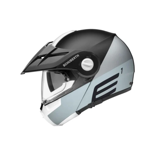 Schuberth E1 Cut Motorhelm -KTM Verkoop 2024 schuberth e1 cut matzwart grijs wit 2 2cbb