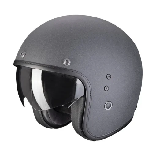 Scorpion Belfast Evo Graphite Motorhelm -KTM Verkoop 2024 scorpion belfast evo graphite 2084